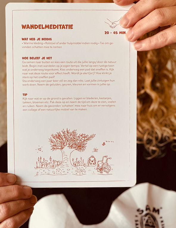 wandelmeditatie kaart
